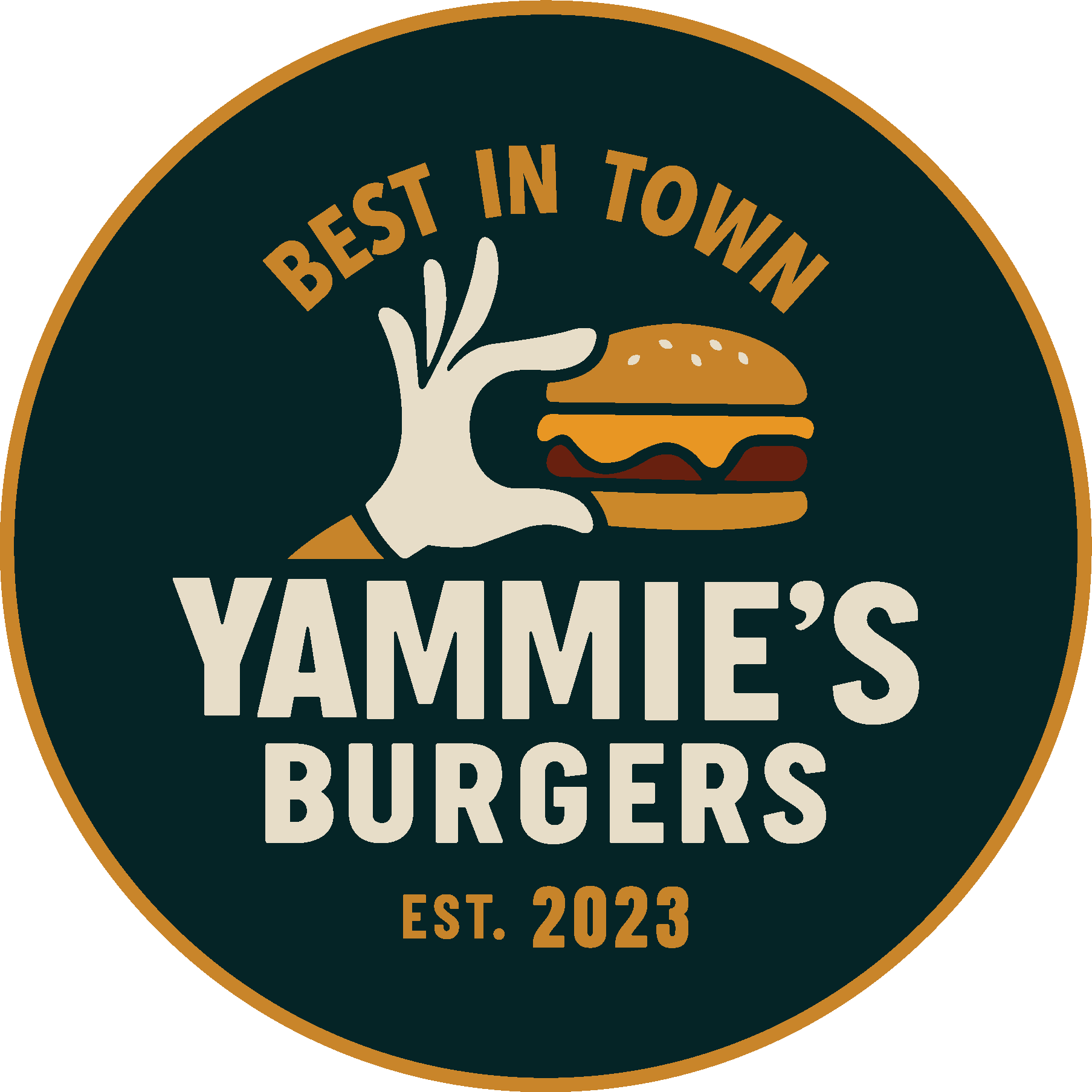 Yammie's Burgers Logo - Registreren voor account in Bocholt